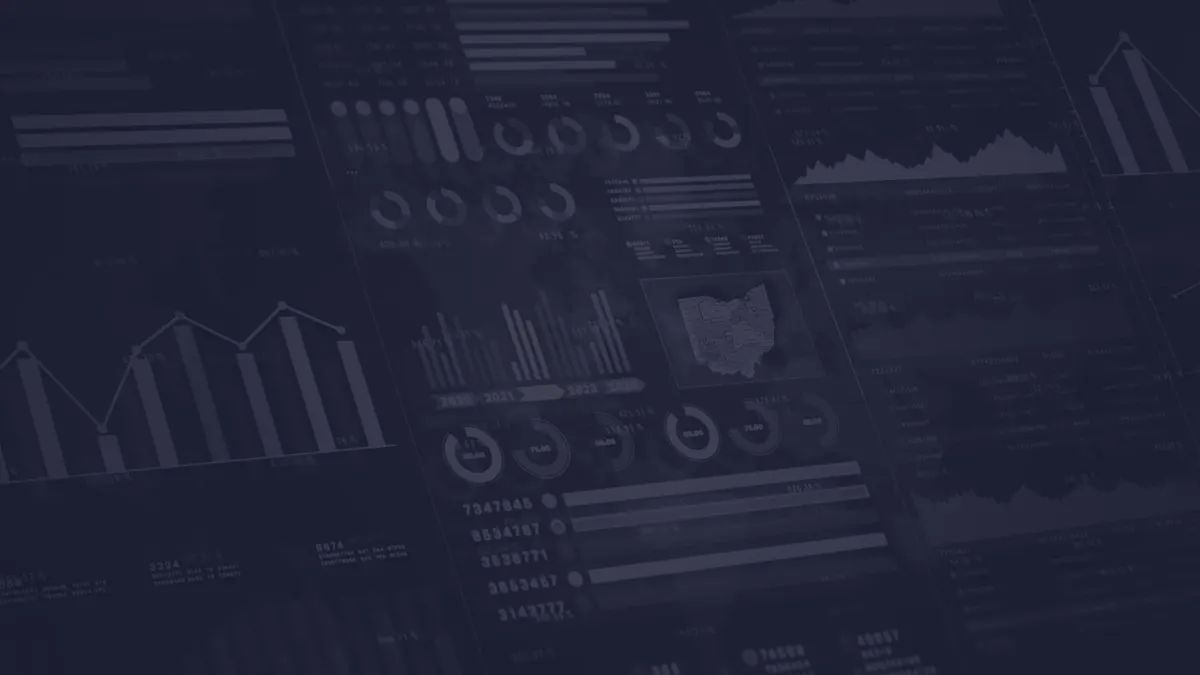 Data dashboard watermark background
