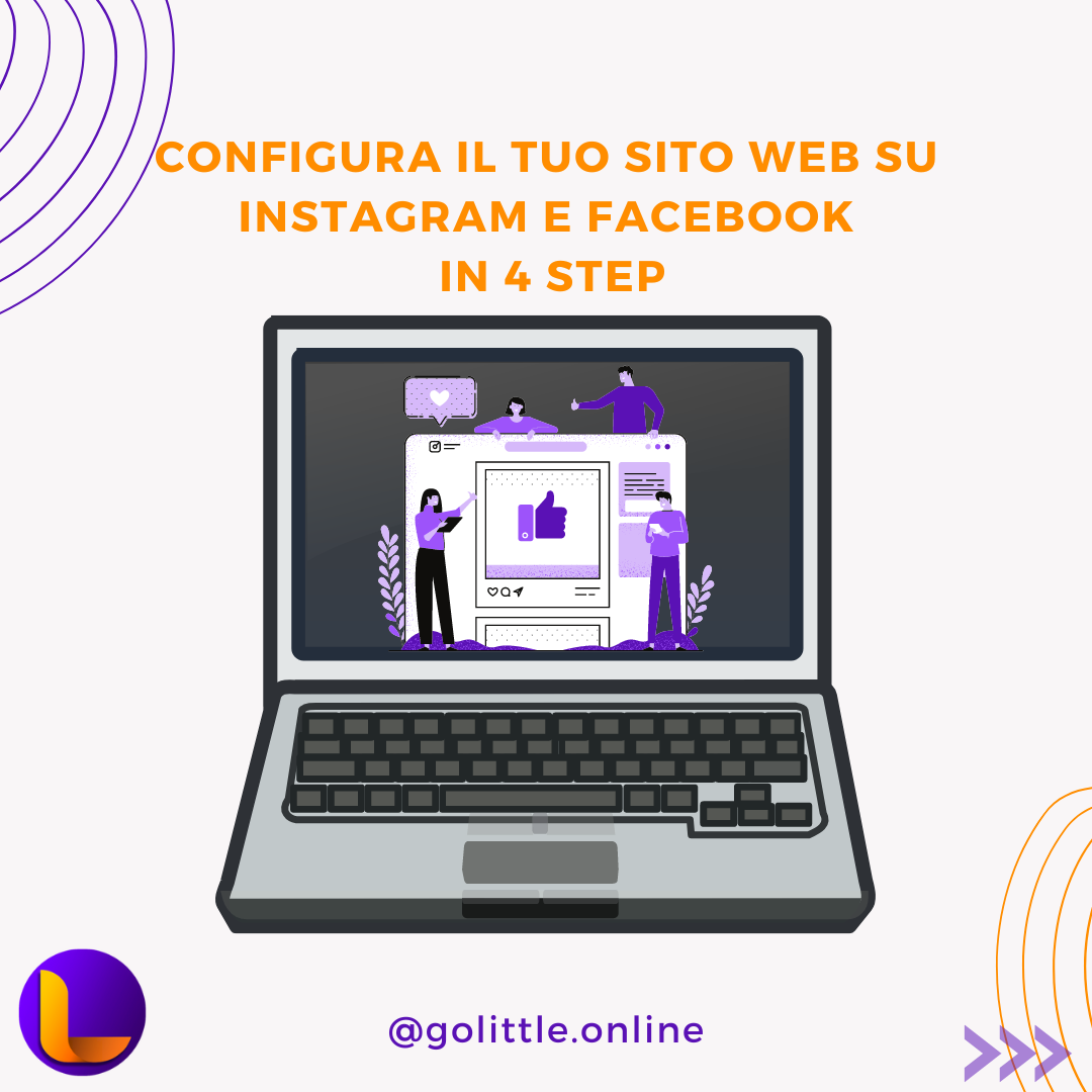 Configura il tuo sito web su Instagram e Facebook in 4 step