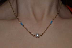 Pearl Turquoise necklace