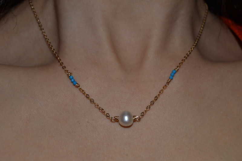 Pearl Turquoise necklace