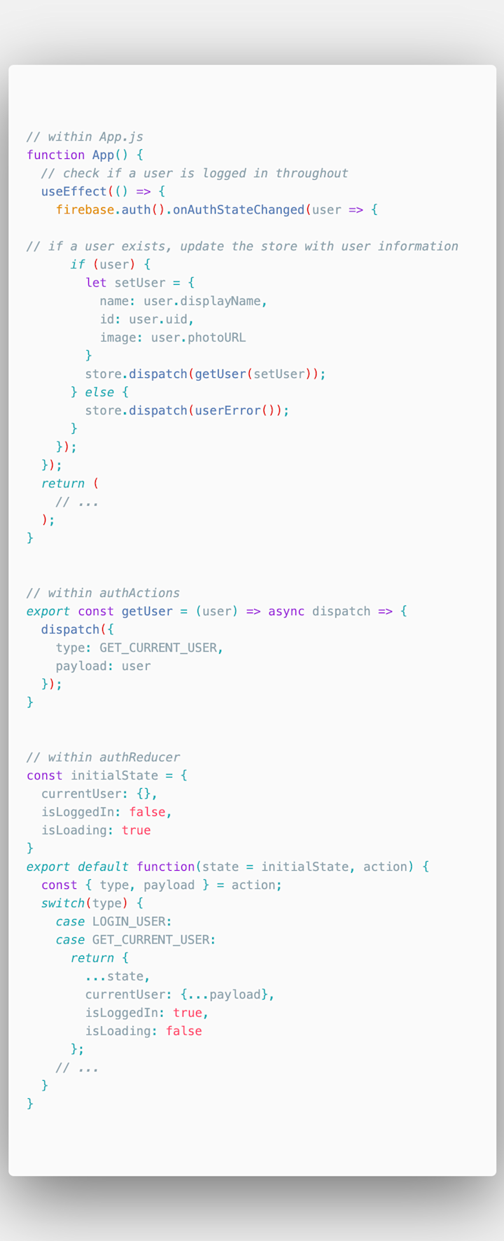 react-redux-firebase-img-1 The steps to get currentUser without react-redux-firebase