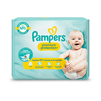 Zorg Somber Officier Pampers® Premium Protection™