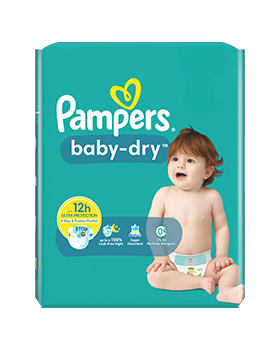 Pampers - Baby-Dry Maat 6, 92 Luiers - #07061000 | België