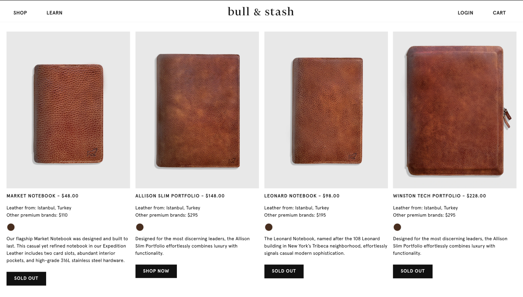Shopify designers store platform
