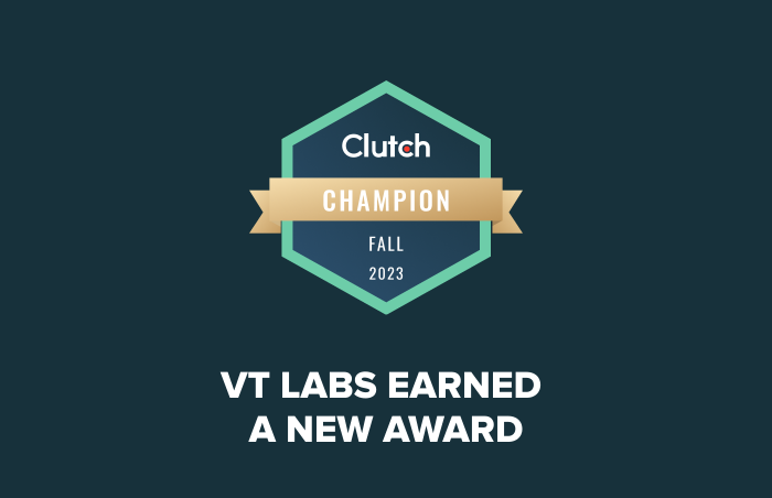 Exciting news! VT Labs has been selected as one of the 2023 Fall Clutch Champions. This recognition highlights our strong commitment to delivering excellent service and ensuring client satisfaction.