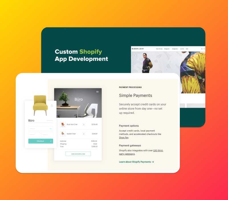 Custom web application development for retail business stores
