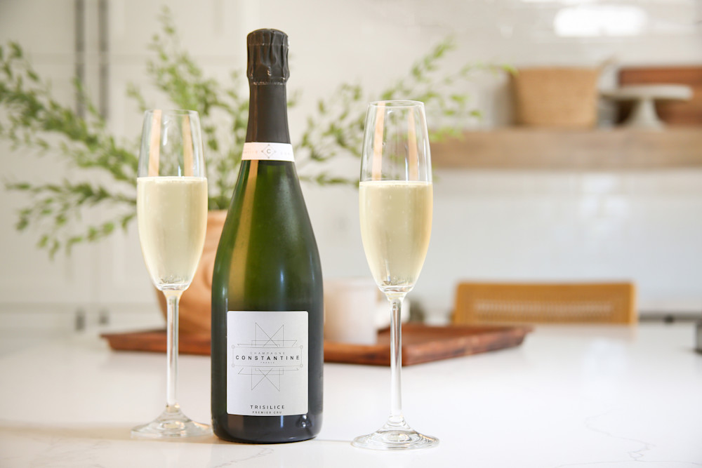 Pierre's award-winning Trisilice Champagne Constantine is full of scintillating bubbles, fine flavors like ripe apricot, juicy orange, baked apple and a decadent crème brûlée finish. So forget paying the big, famous name-brand price. This is where the smart money is spent.