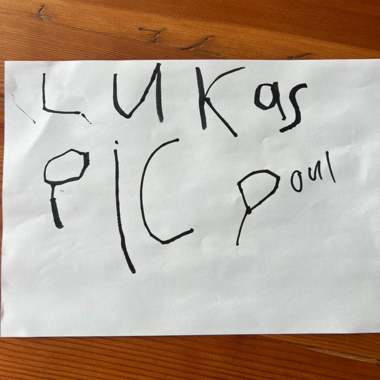 Courtesy of the man himself – Lukas Kruger. Heart officially melted.