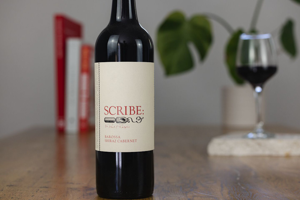 Paul Byron & Ralph Dunning's The Scribe Barossa Shiraz Cabernet is a great example of a full-bodied, big, Australian red wine.
