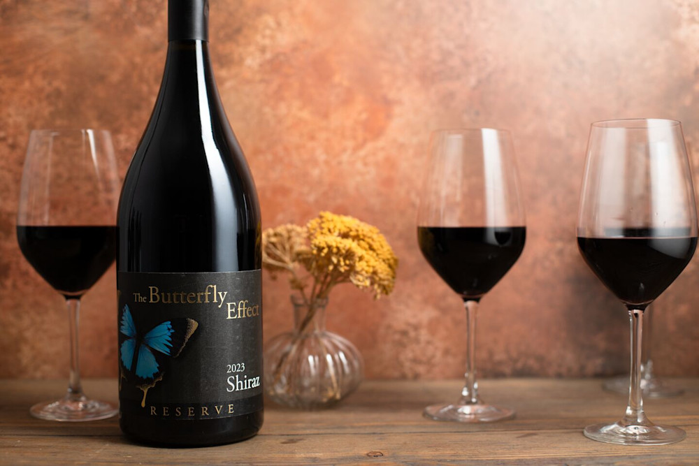 Sam Plunkett's The Butterfly Effect Reserve Shiraz is a great example of a full-bodied, big, Australian red wine.