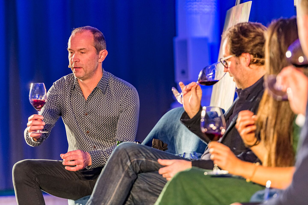 Ray on the Naked Wines Tasting Tour 2021 with now, fellow winemaker Benjamin Darnault