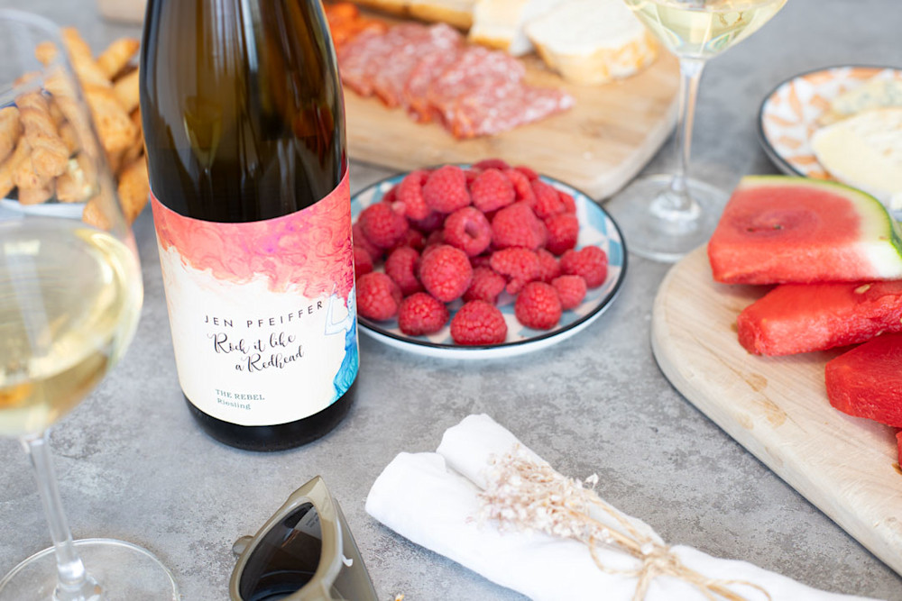 Riesling is such a versatile grape. Jen Pfeiffer's Rock it Like a Redhead Riesling is perfect if you're looking for a citrusy, crisp white.