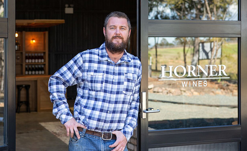 Ash Horner in his Cellar Door that was built thanks to the backing of Angels