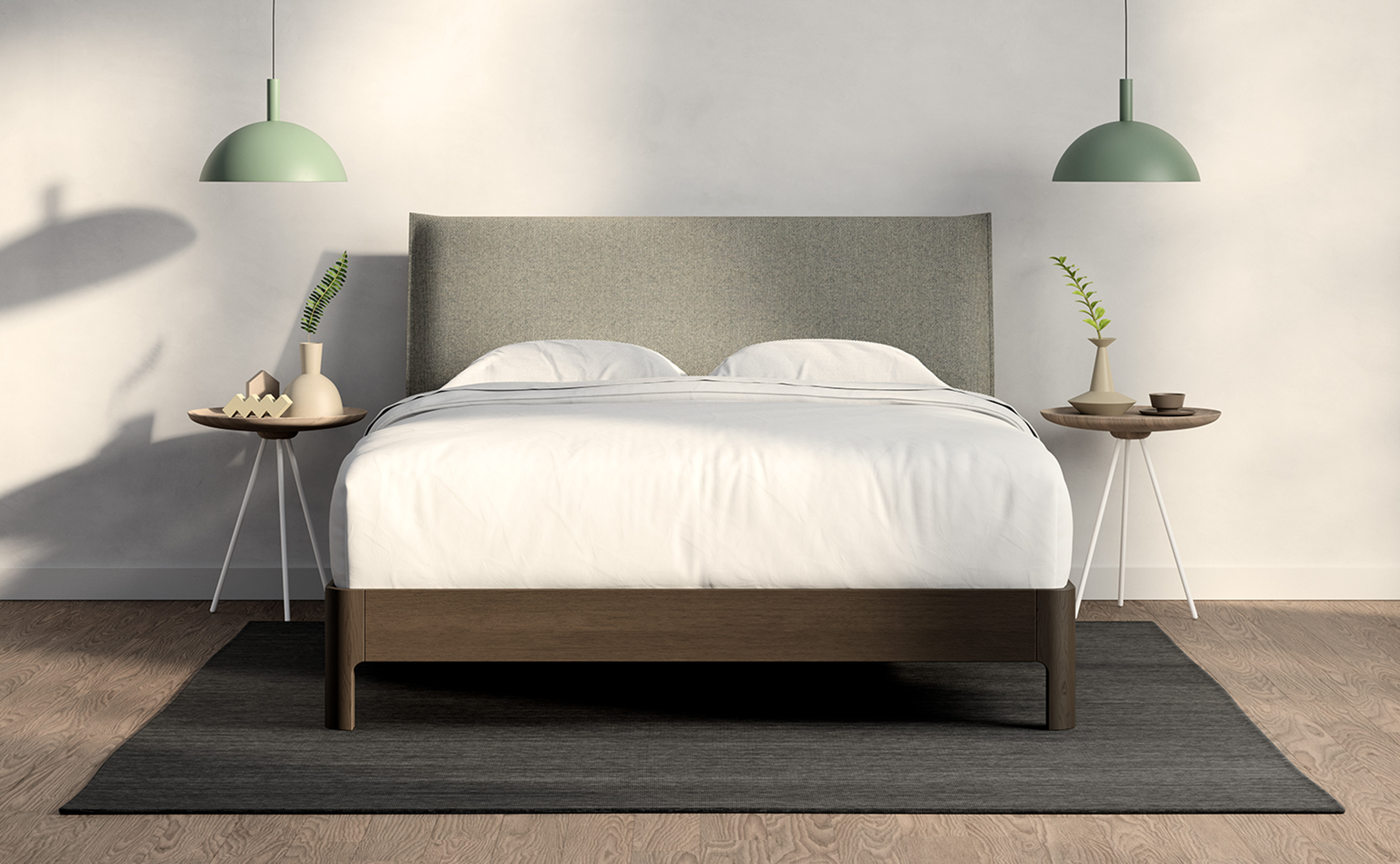 Casper Repose Wooden Bed Frame With Headbord Casper