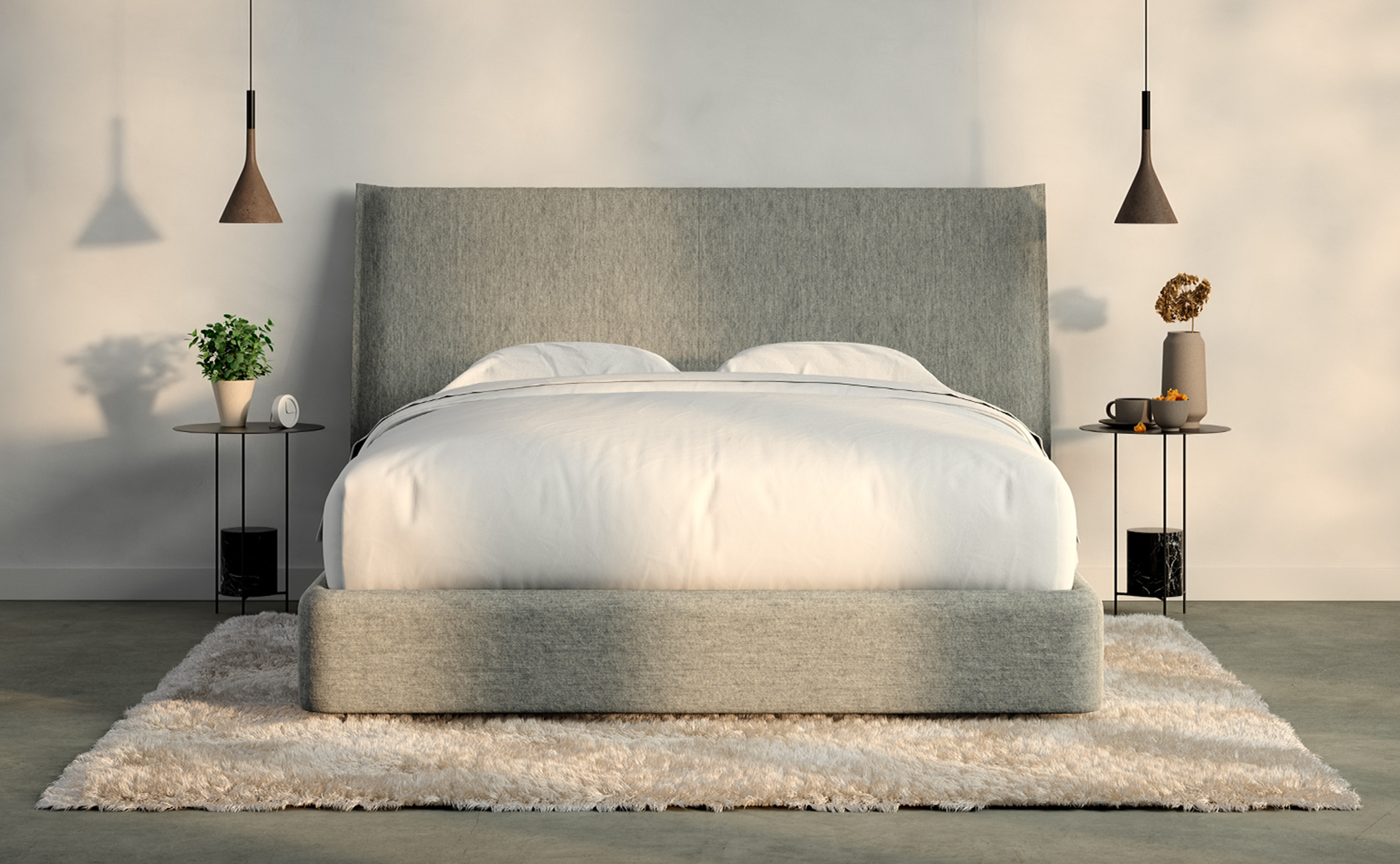 Casper Haven Upholstered Bed Frame And, King Size Bed Frame High Rise