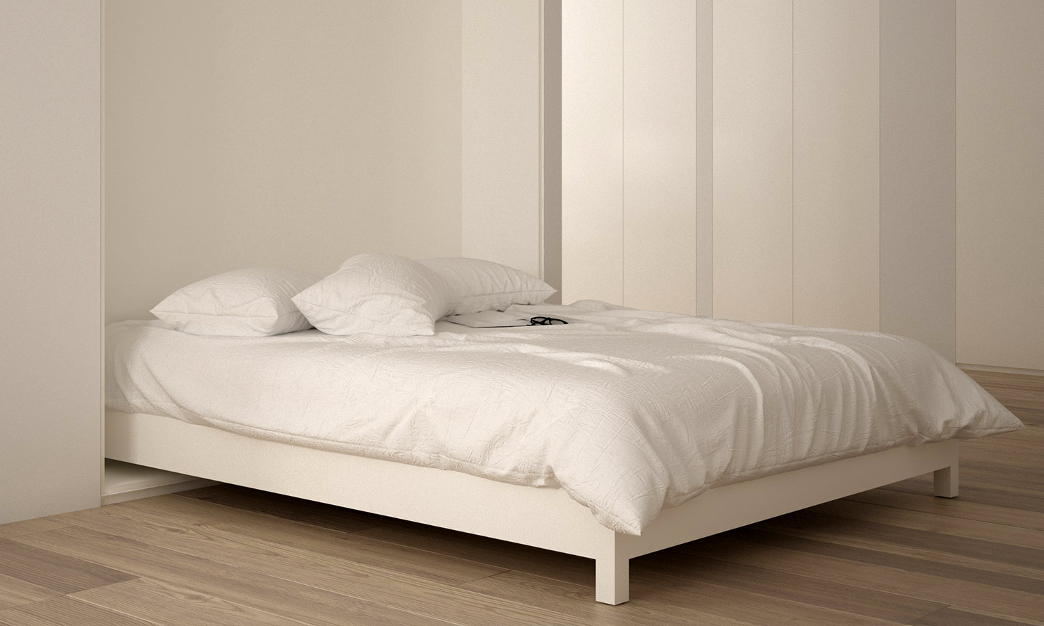 Bed frame that's store on the floor