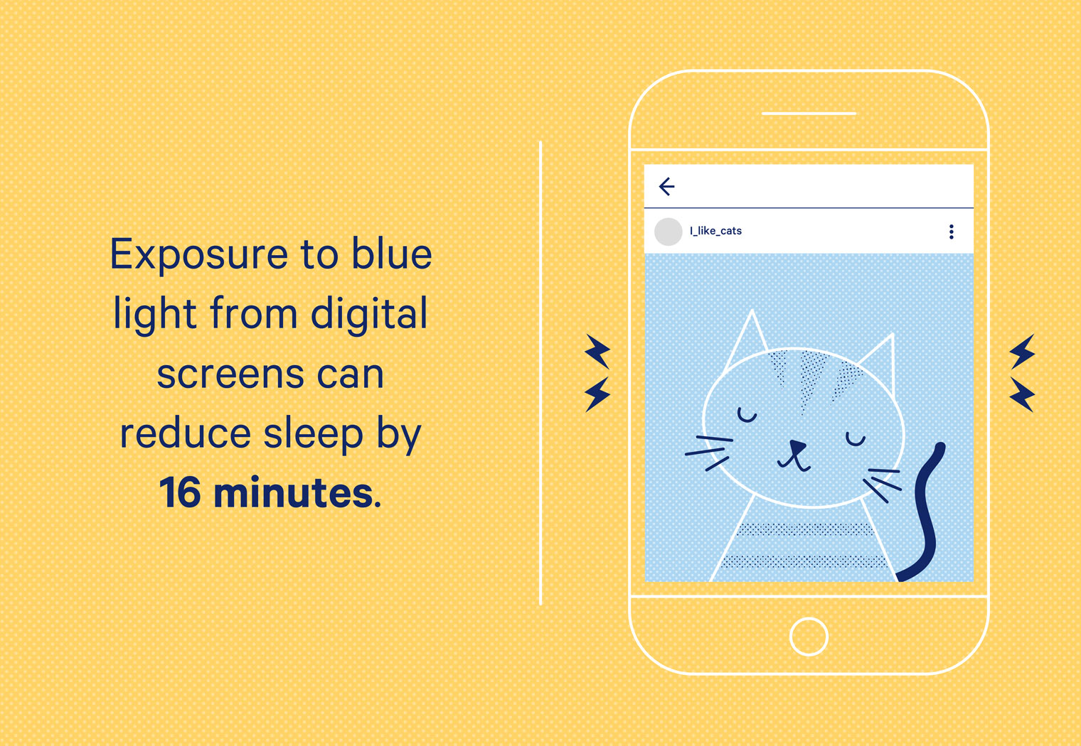 Blue light emitted from digital screens and mobile devices can cut sleep by 16 minutes.