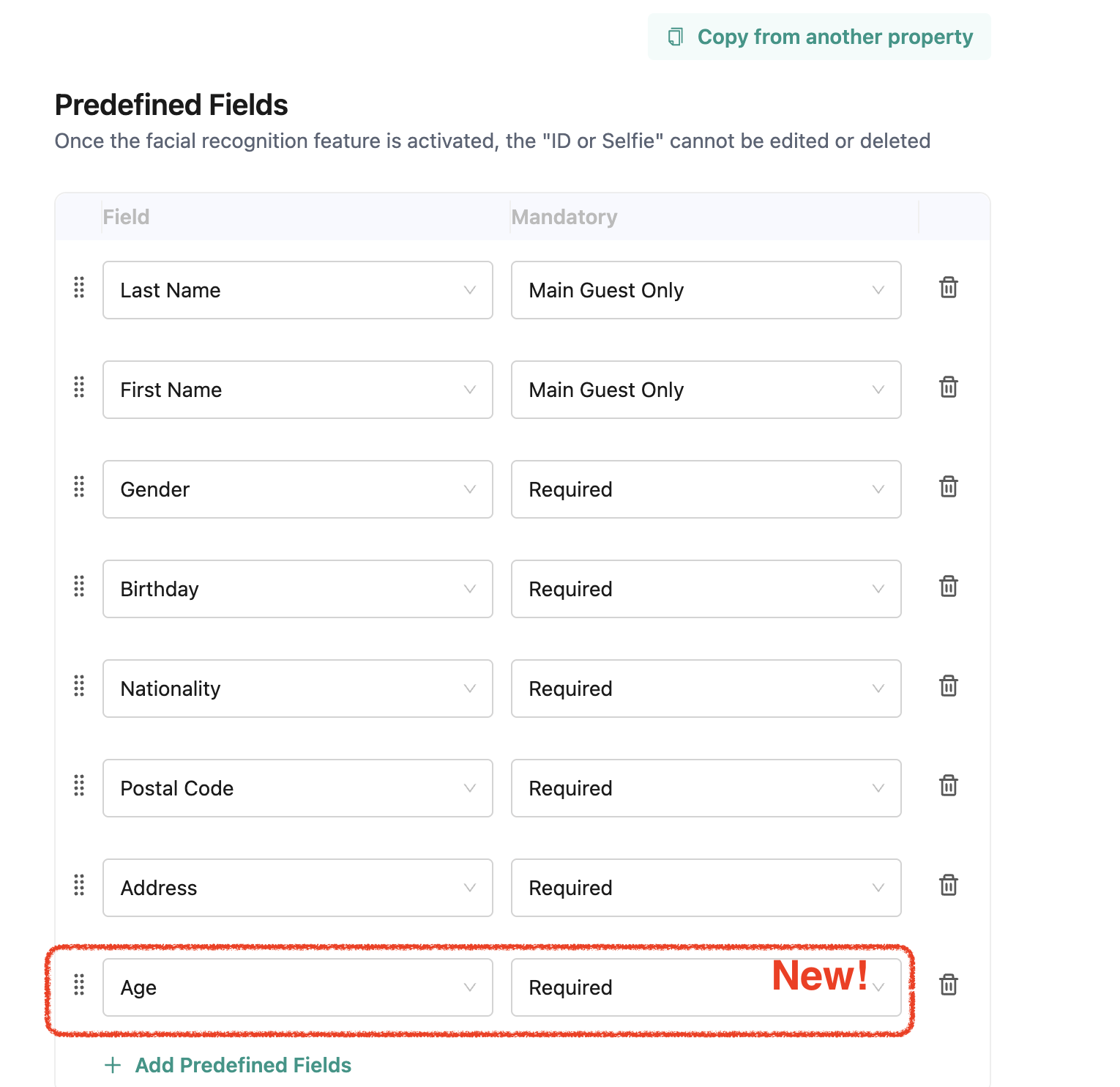 [Guest Form] Added "Age" to Predefined Fields