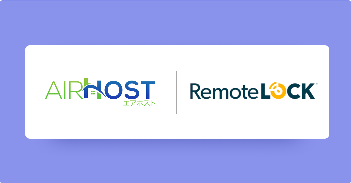 RemoteLock x AirHost logo