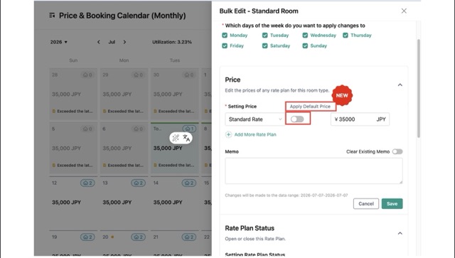 【Price Management】Easily Restore Default Prices