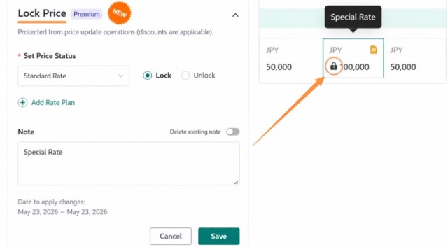 [Pricing Management] How to Use the Price Calendar