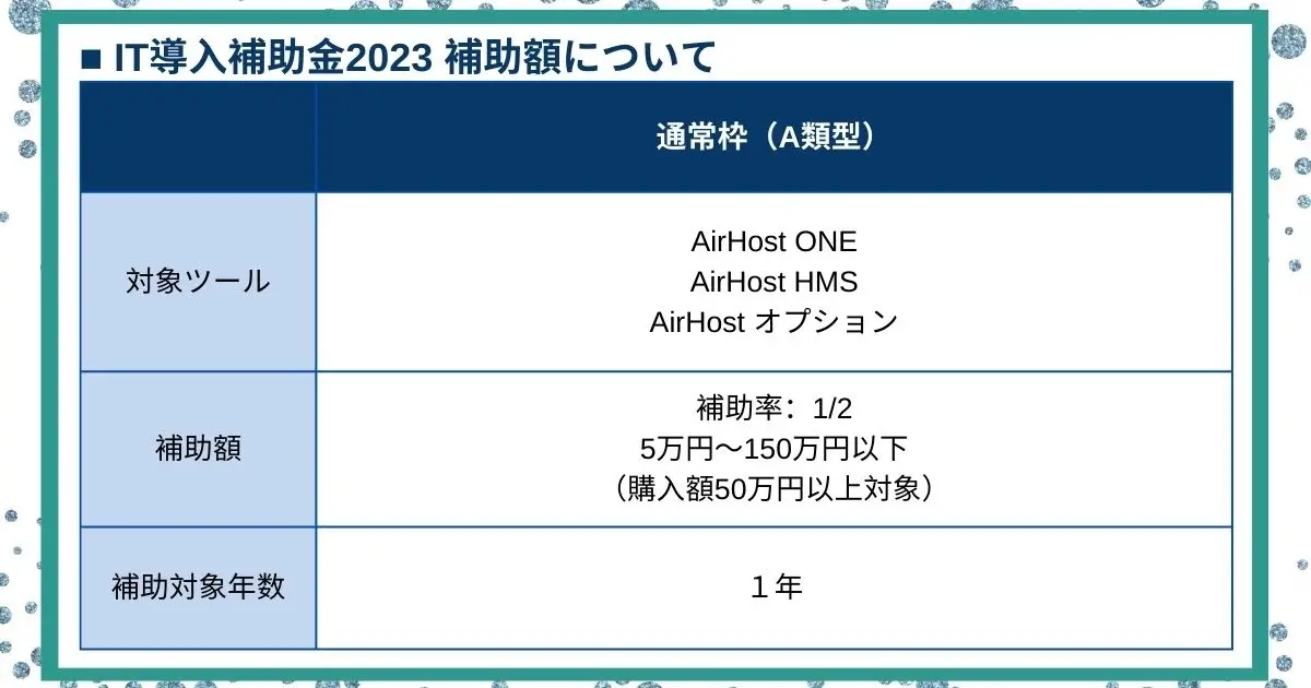 IT導入補助金2023＿詳細