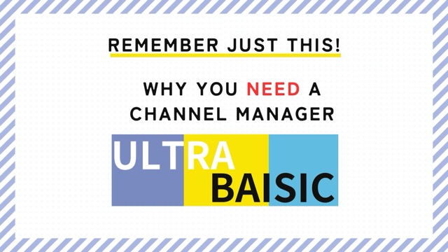 Why You Need a Channel Manager