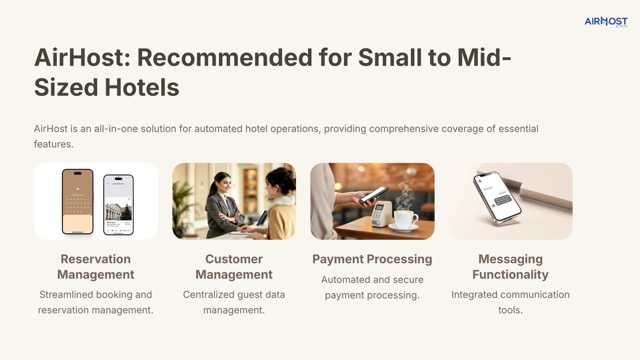 AirHost: Recommended for Small to Mid-Sized Hotel Operations