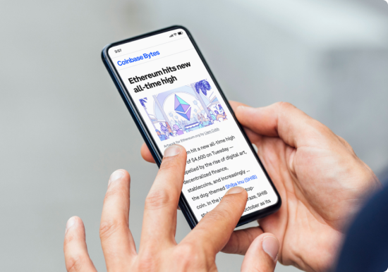 Coinbase Bytes article