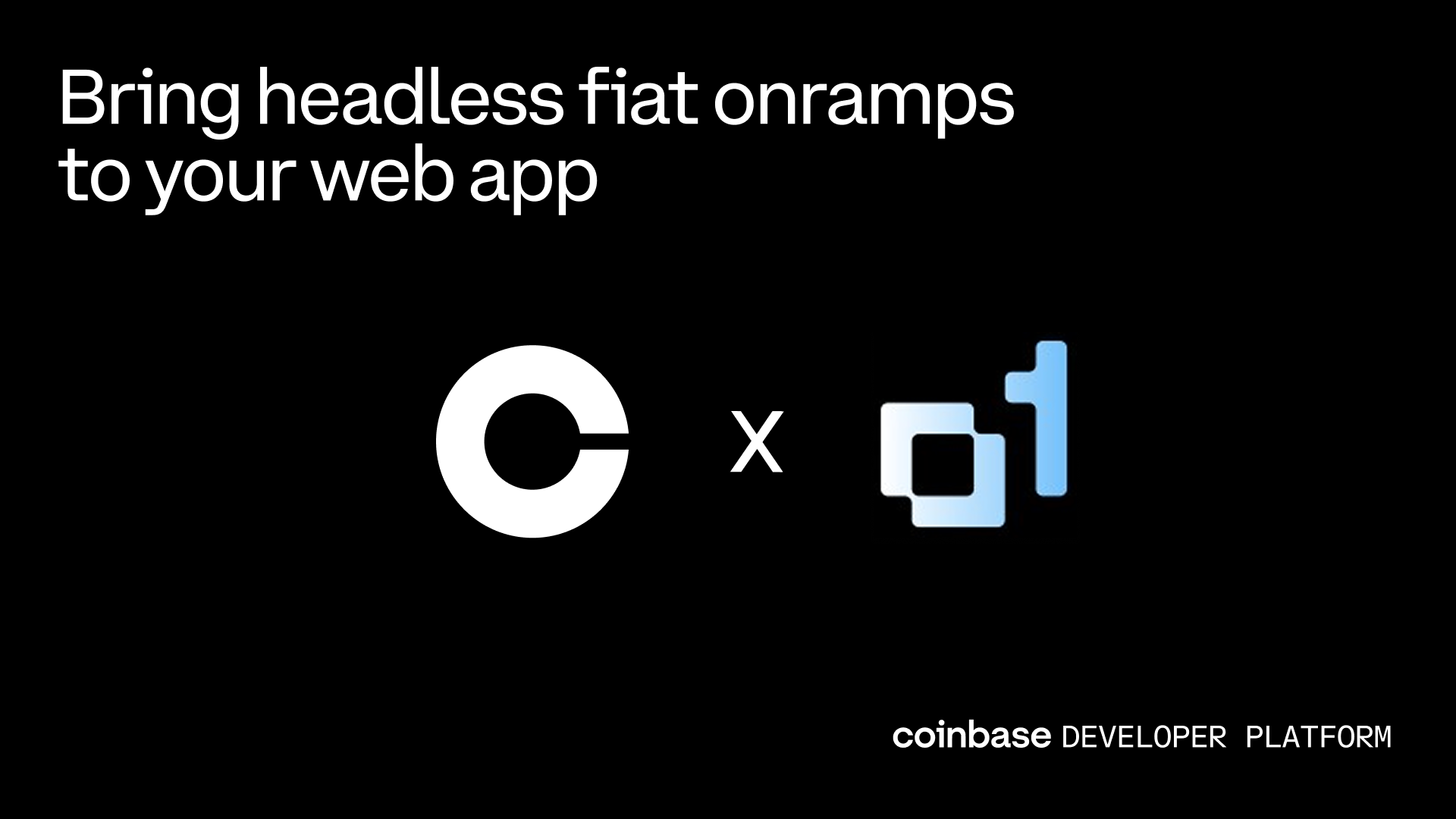Bring headless fiat onramps to your web app | Coinbase