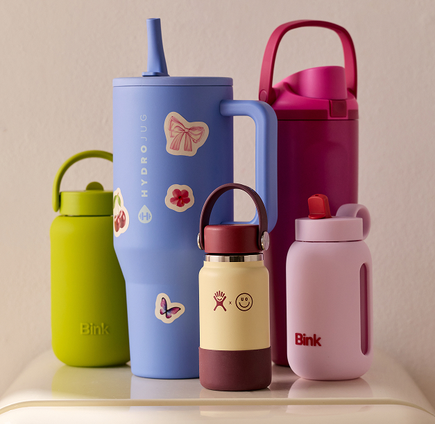 Water Bottles + Tumblrs