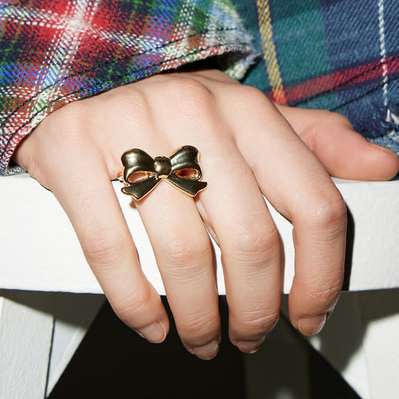 Cleo Ring Holder in Gold at Urban Outfitters