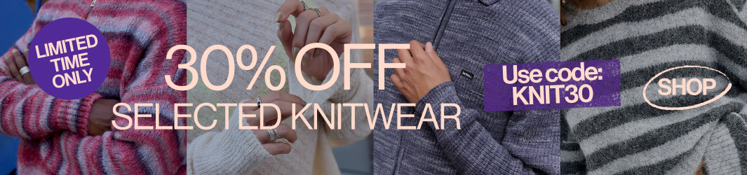 30% Off Knitwear