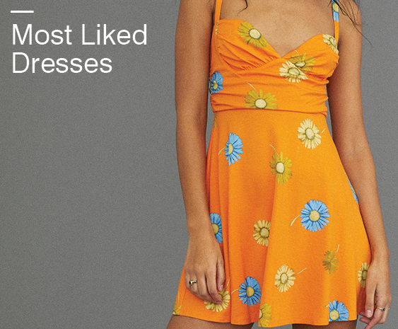 urban outfitters orange floral dress