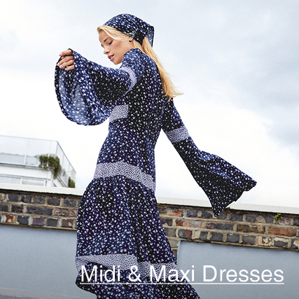 midi maxi dresses uk