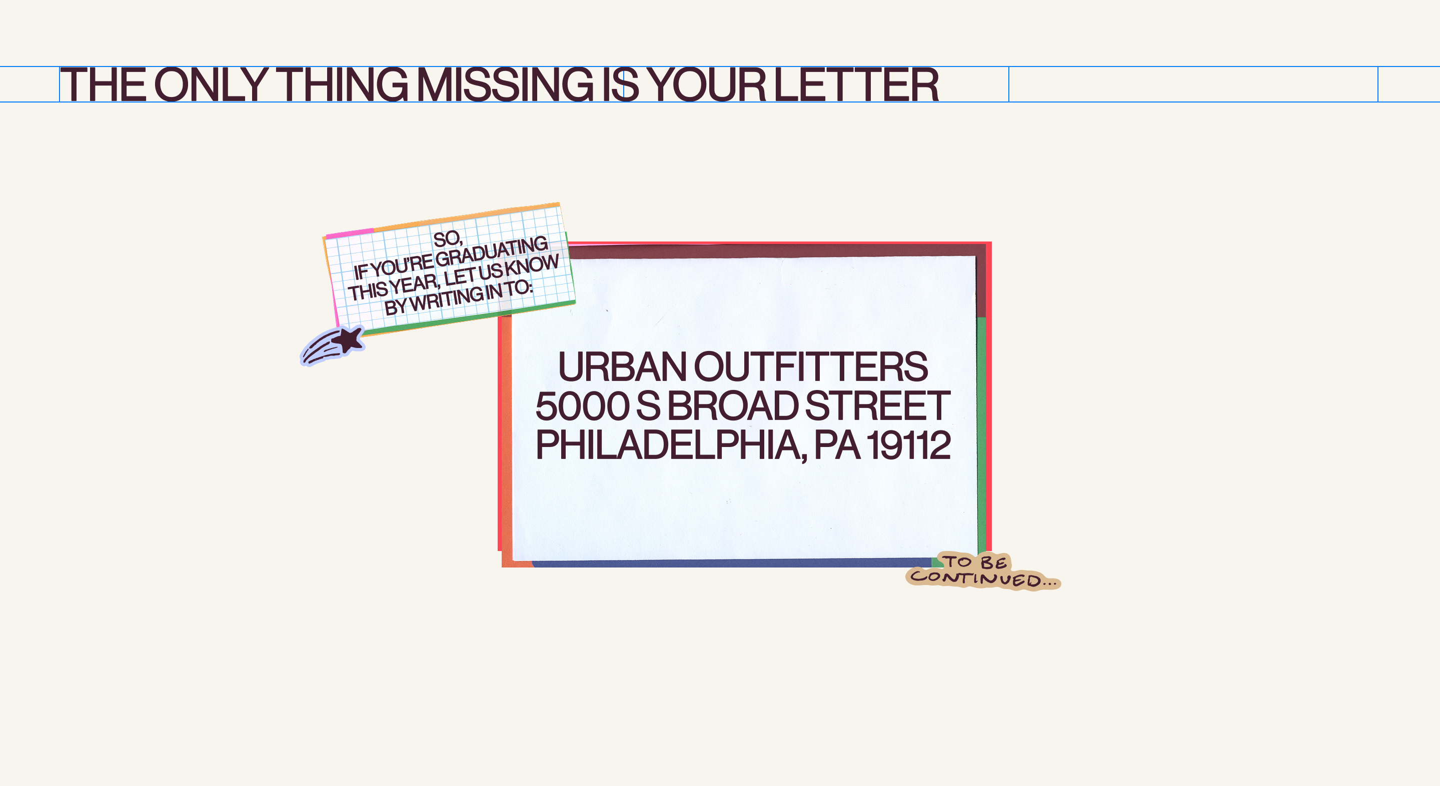 UO HAUL: Special Delivery (Grad Letters)