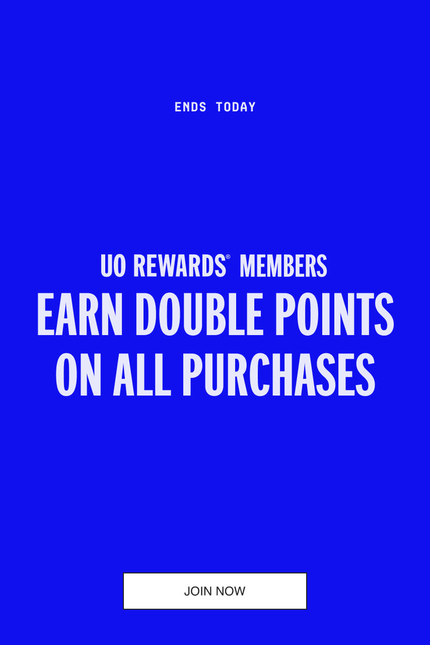 UO Rewards Members earn double points on all purchases