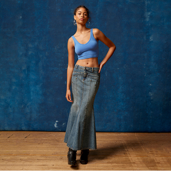 11 Of The Best Denim Maxi Skirts To Invest In Now