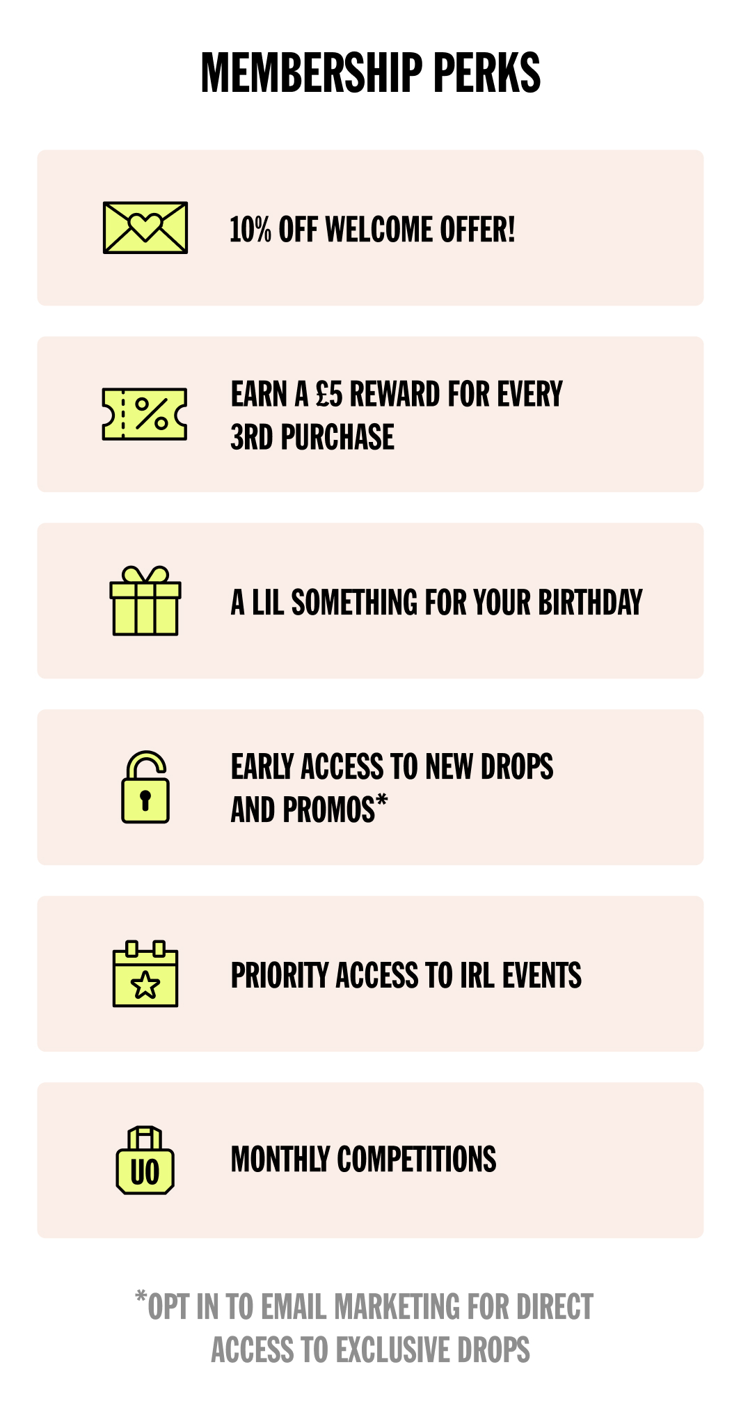 Membership Perks