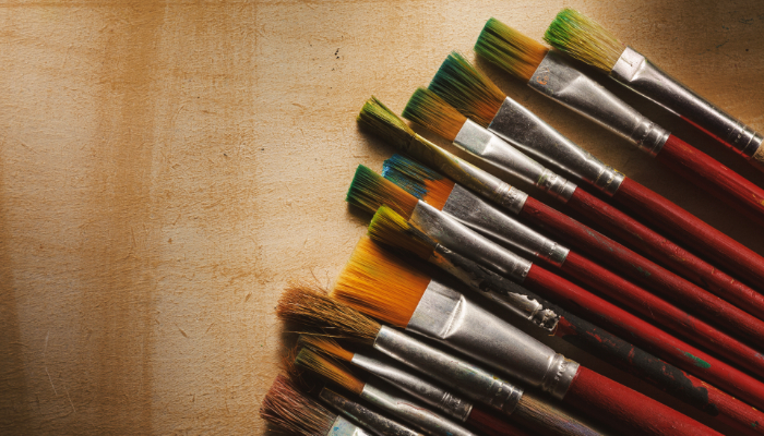 Image: Various Used Wooden Paintbrushes (https://commons.wikimedia.org/wiki/File:Various_Used_Wooden_Paintbrushes_-_41511977320.jpg) by dejankrsmanovic on Wikimedia Commons.
