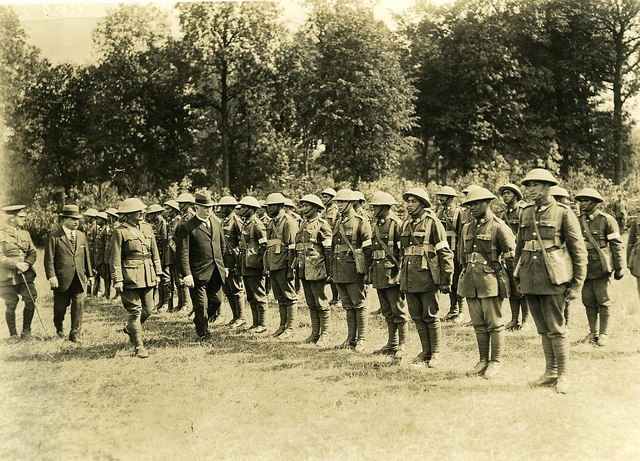 Image: Massey and Ward inspecting Pioneer Maori Battalion Soldiers (https://digitalnz.org/records/35077492/massey-and-ward-inspecting-pioneer-maori-battalion-soldiers) by Archives New Zealand Te Rua Mahara o te Kāwanatanga on Flickr