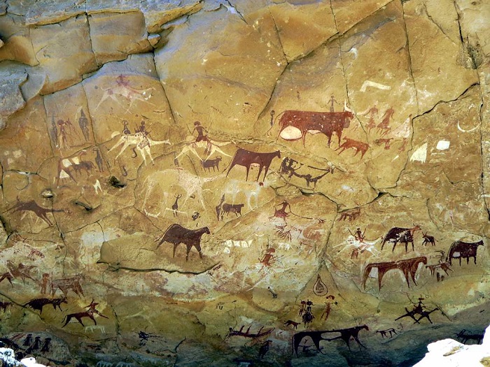Image: Prehistoric Rock Paintings (https://www.flickr.com/photos/davidstanleytravel/24219407646/) by David Stanley on Flickr.