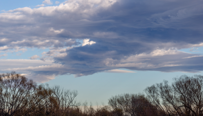 Image: Sky and clouds, The Groynes, Christchurch, New Zealand (https://commons.wikimedia.org/wiki/File:Sky_and_clouds,_The_Groynes,_Christchurch,_New_Zealand.jpg) by Michal Klajban on Wikimedia Commons. CC BY-SA 4.0 (https://creativecommons.org/licenses/by-sa/4.0/deed.en). Image cropped.
