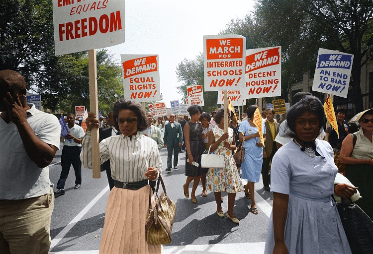Image: Civil rights march on Washington, D.C (https://unsplash.com/photos/U2F-bYmuEqU) by Unseen Histories on Unsplash.