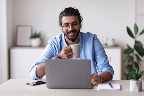 Man on laptop