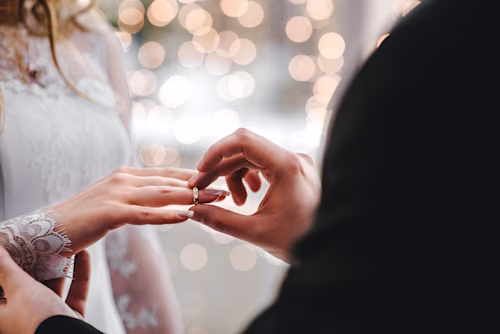 couple getting married