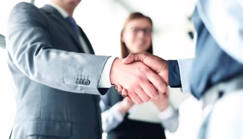 business people shaking hands 
