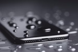 Woman on laptop with MoneySuperMarket logo displayed