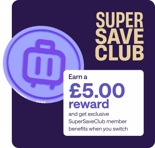 Super Save Club Travel Insurance saving image with £