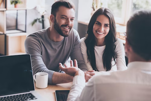 Couple getting advice